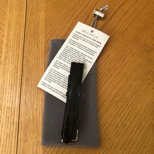 Michele black watchband